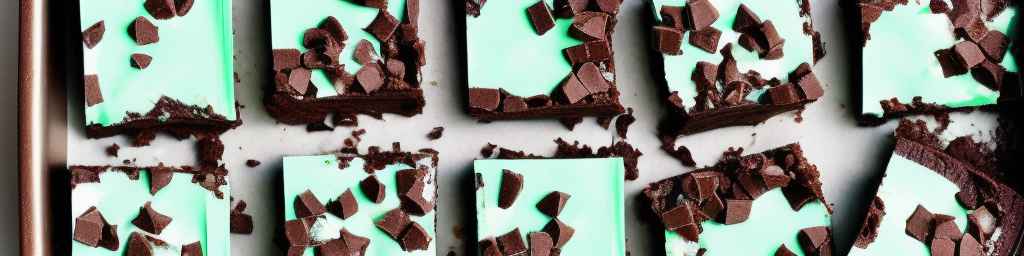 Mint Chocolate Brownie Bars