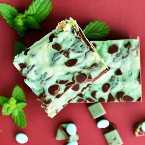 Mint Chocolate Chip Bars