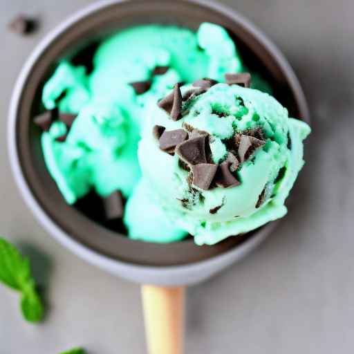 Mint Chocolate Chip Ice Cream