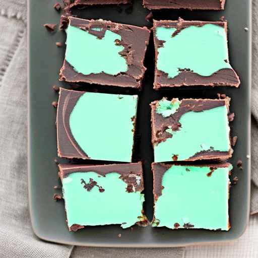 Mint Chocolate Layered Fudge