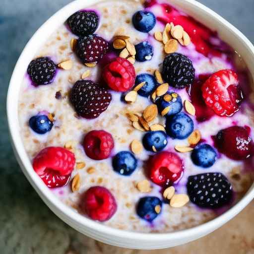 Mixed Berry and Vanilla Porridge with Buckwheat