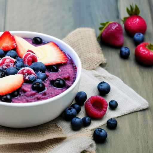 Mixed berry porridge