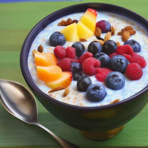 Mixed fruit porridge