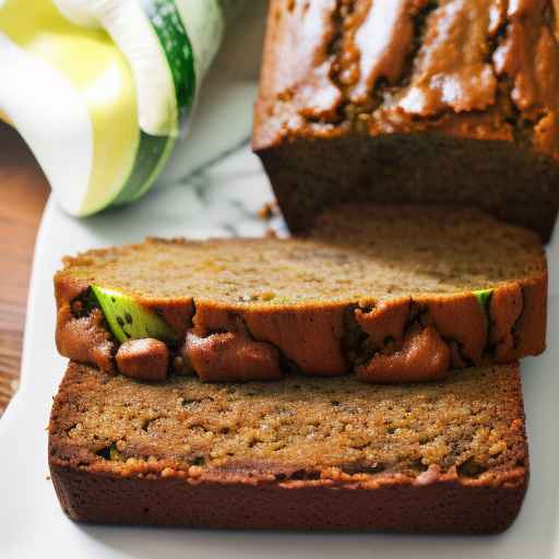 Moist Zucchini Bread with a Touch of Ginger