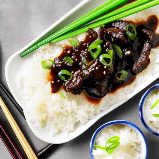 Mongolian Beef with Black Bean Sauce