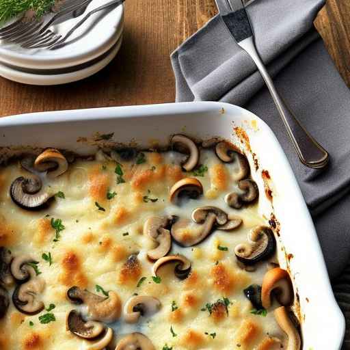 Mushroom and Chicken Gratin