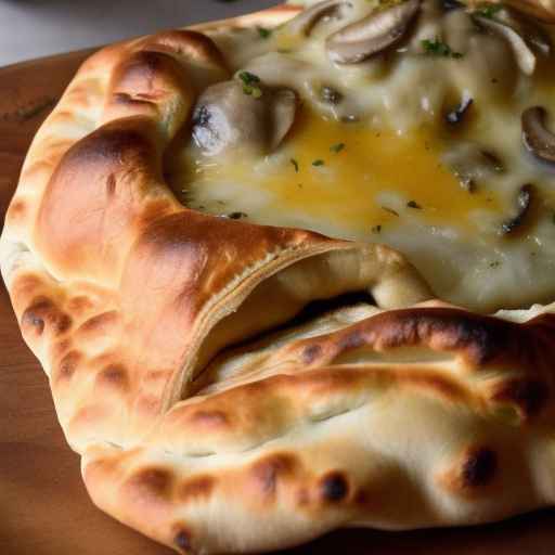 Mushroom and Gruyere Calzone