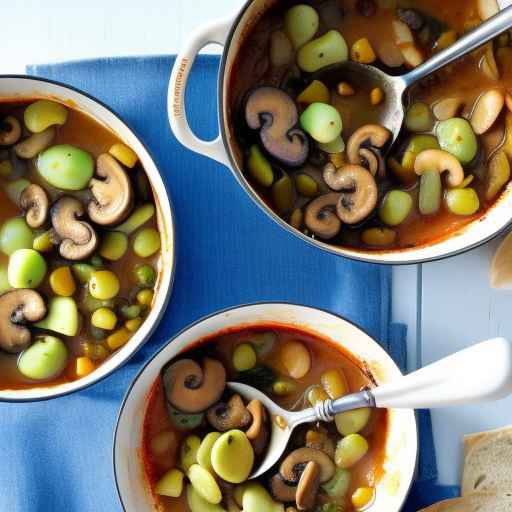 Mushroom and Lima Bean Stew