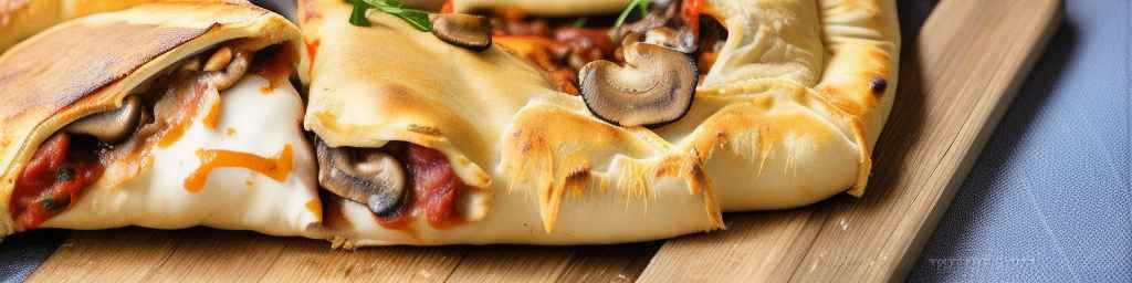 Mushroom and Mozzarella Calzone