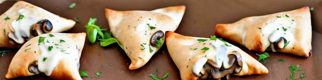 Mushroom and Mozzarella Pockets