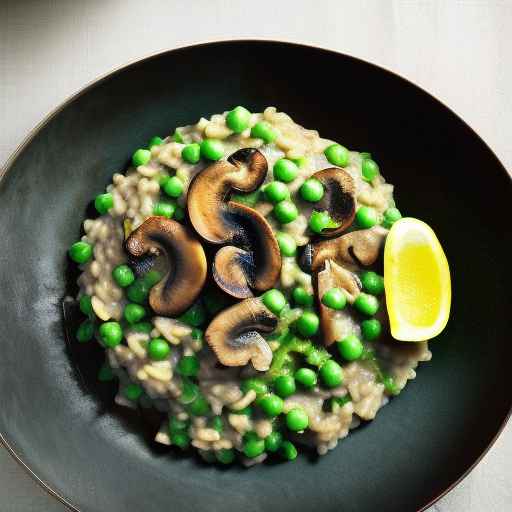 Mushroom and Pea Risotto