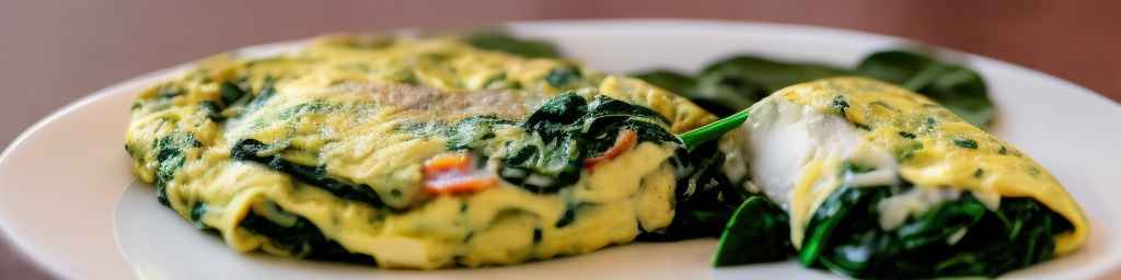 Mushroom and Spinach Omelet