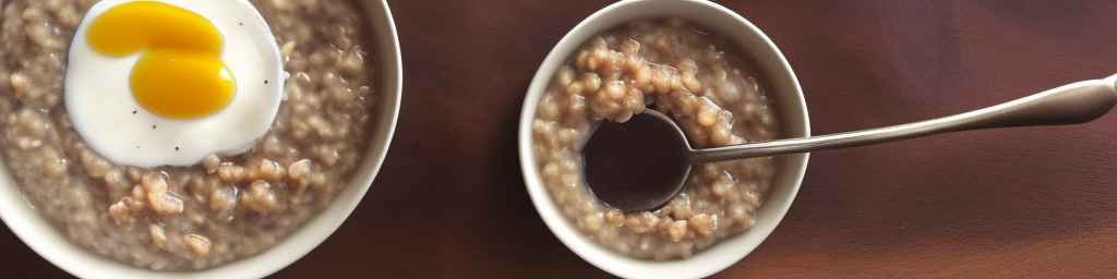 Oat and honey porridge