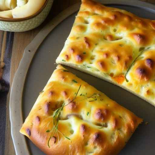 Onion and Cheese Focaccia