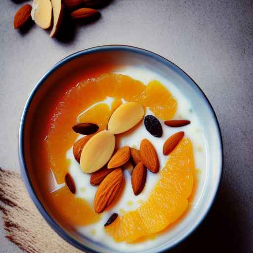 Orange and almond porridge