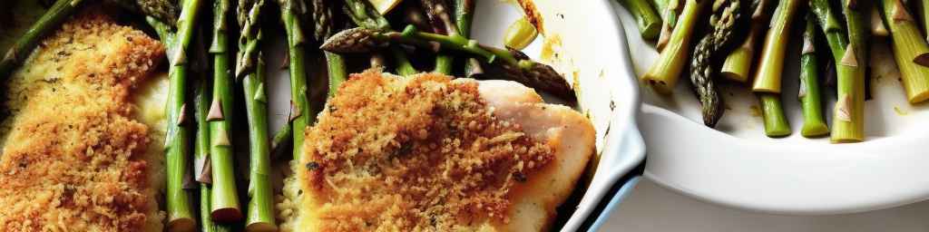 Parmesan-Crusted Chicken and Asparagus Casserole