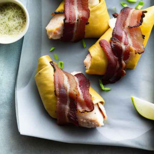 Parmesan-Crusted Chicken and Bacon Wraps