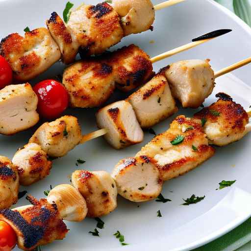 Parmesan-Crusted Chicken Skewers