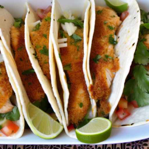 Parmesan-Crusted Chicken Tacos