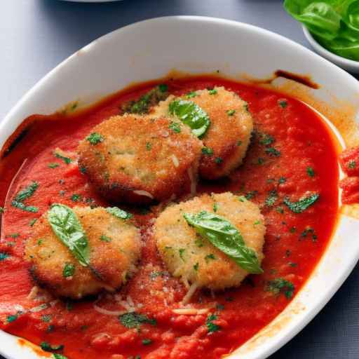 Parmesan-Encrusted Cutlets with Marinara Sauce