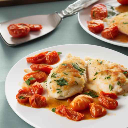 Parmesan Chicken with Roasted Tomatoes