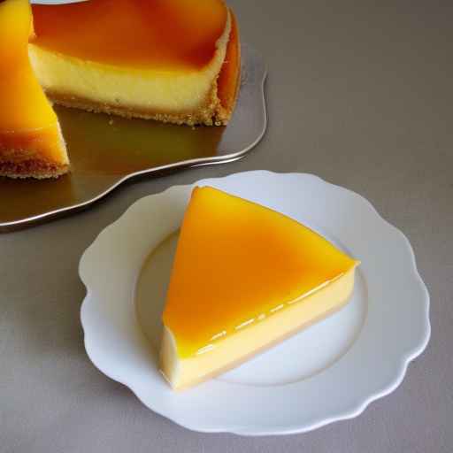 Peach Flan