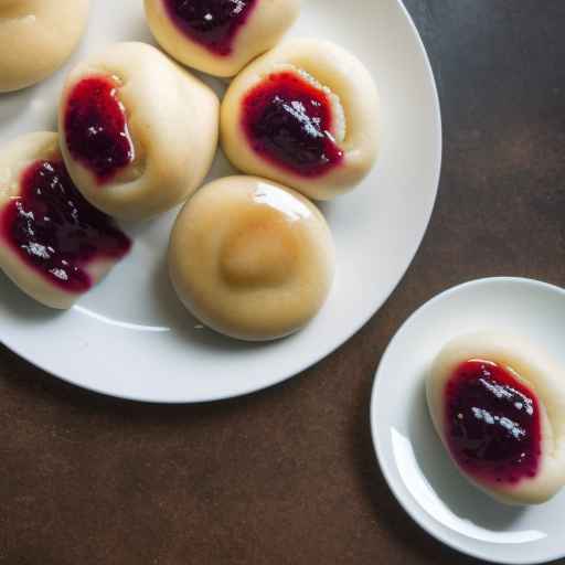 Peanut Butter and Jelly Steamed Buns