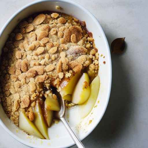 Pear and Cardamom Crumble