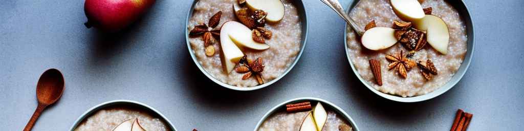 Pear and Cinnamon Porridge with Buckwheat