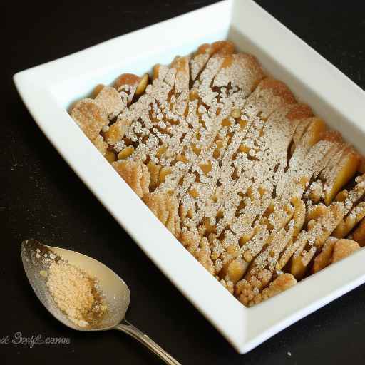 Pear Crisp with Spiced Cookie Topping