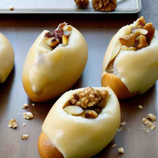 Pear Ginger Walnut Kolache