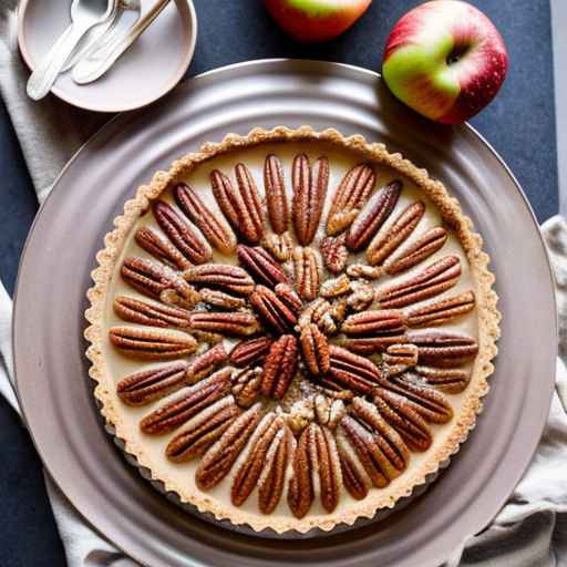 Pecan and Brown Sugar Tart with Apples