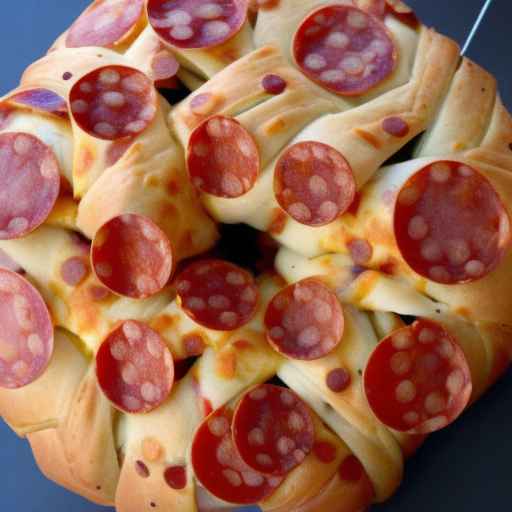 Pepperoni Pizza Bread Pinwheel