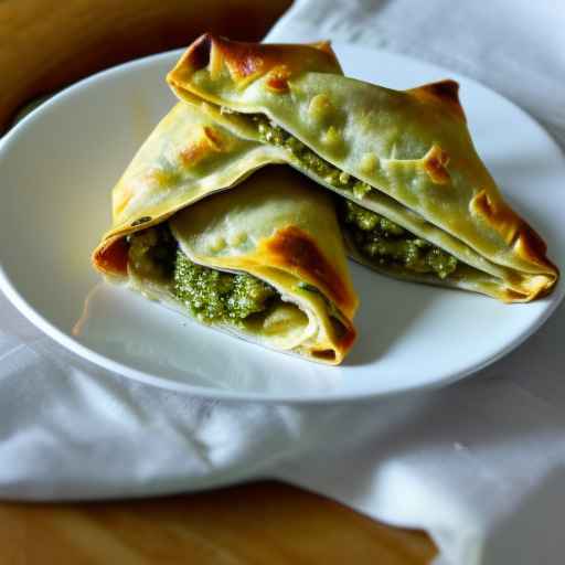 Pesto and Chicken Turnovers