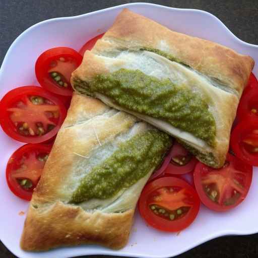 Pesto and Tomato Turnover