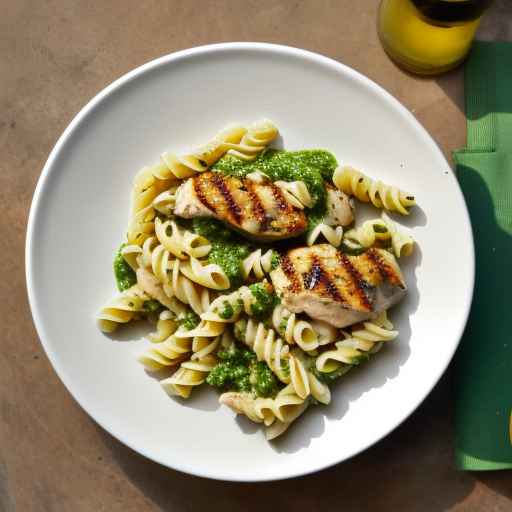 Pesto Pasta with Grilled Chicken