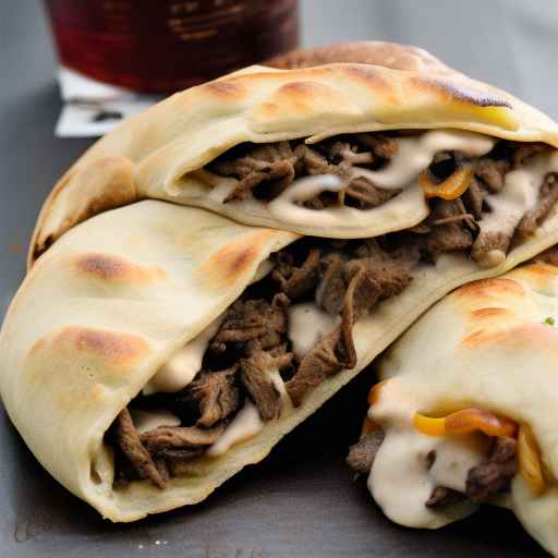 Philly Cheesesteak Calzone