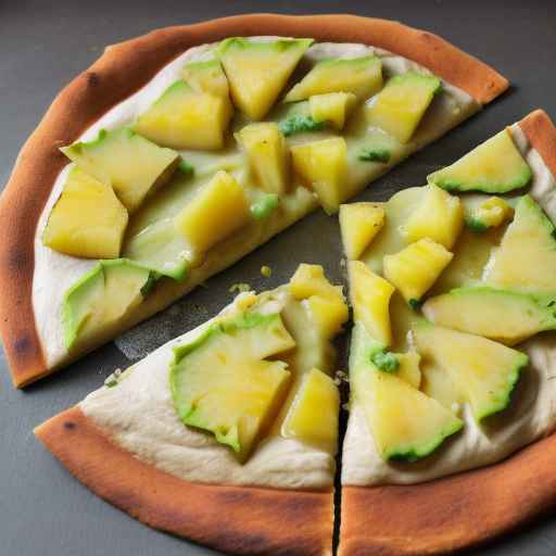 Pineapple and Avocado Pizza