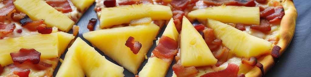 Pineapple and Bacon Pizza
