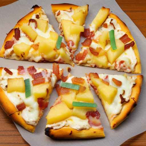 Pineapple and Bacon Ranch Pizza