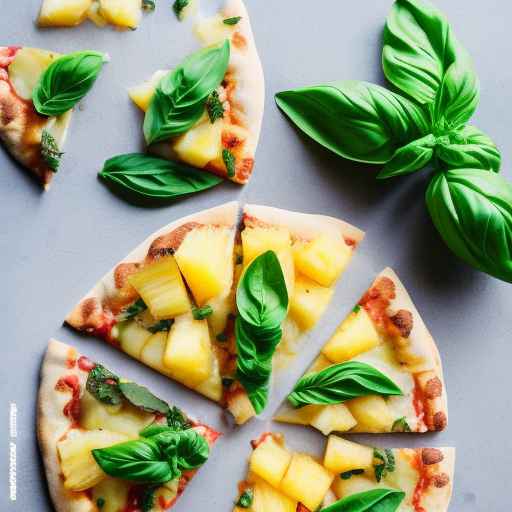 Pineapple and Basil Pizza