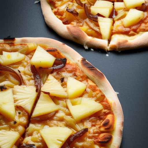 Pineapple and Caramelized Onion Pizza