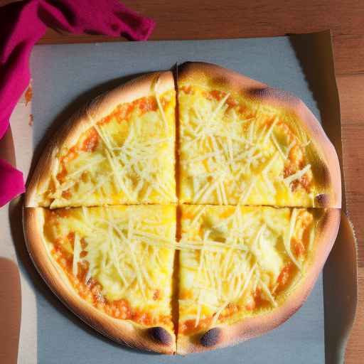 Pineapple and Cheddar Cheese Pizza