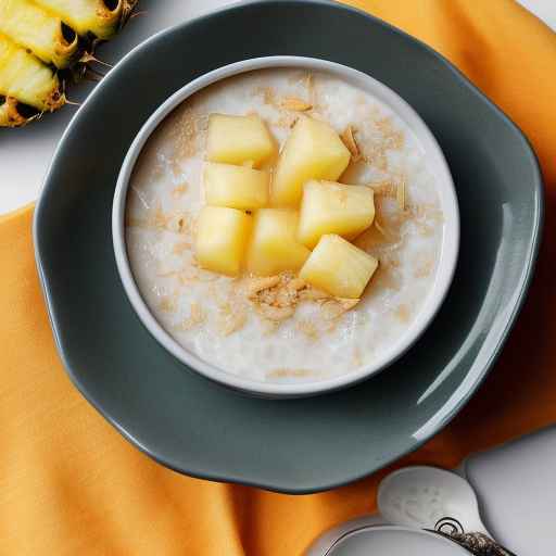 Pineapple and coconut porridge