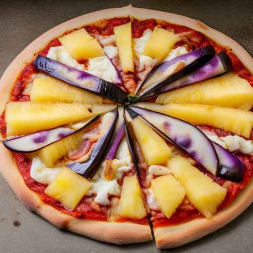 Pineapple and Eggplant Pizza