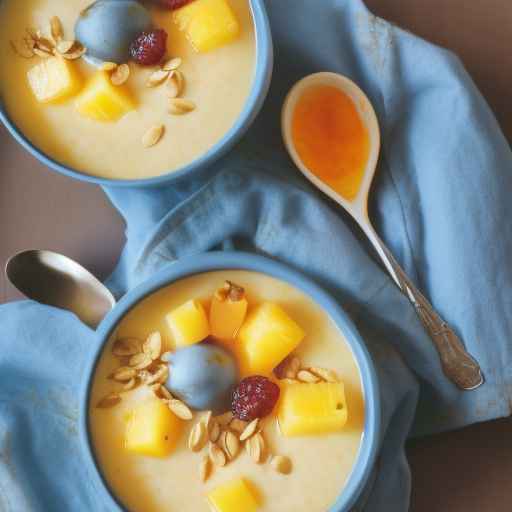 Pineapple and mango porridge