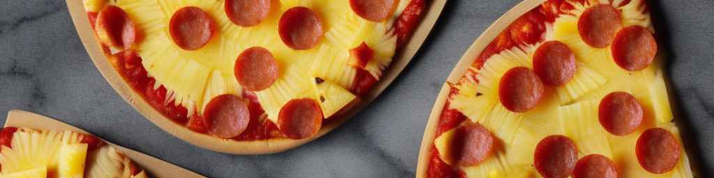 Pineapple and Pepperoni Pizza