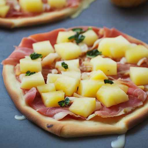 Pineapple and Prosciutto Pizza