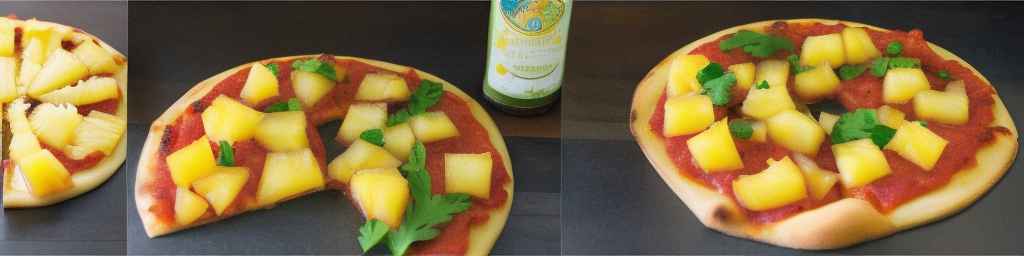 Pineapple and Salsa Pizza