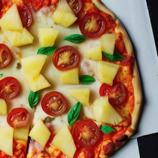 Pineapple and Tomato Pizza